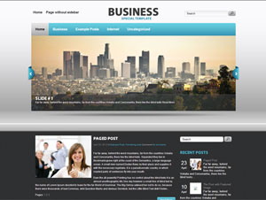 бизнес тема wordpress